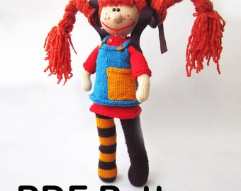 Crochet Pattern Doll (Amigurumi tutorial PDF file). Crochet Pattern Amigurumi Doll. Cute Crochet Tutorial for Beginners
