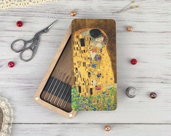 Wooden Magnetic Needle Minder: Sewing Craft Organizer