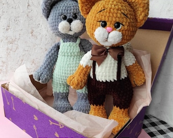 Crochet Cat Pattern: Amigurumi Tutorial (PDF file)