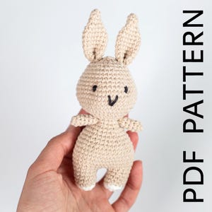 Crochet Pattern Bunny (Amigurumi tutorial PDF file). Crochet Pattern Amigurumi Bunny. Cute Crochet Tutorial for Beginners