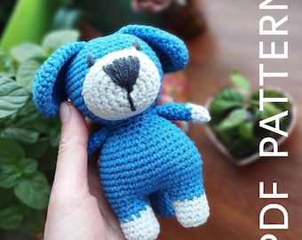 Crochet Dog Pattern: Amigurumi Tutorial for Beginners (PDF File)