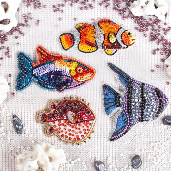 Beaded Embroidery Kits - Etsy