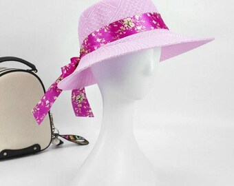 Damen Panama Caps Sonnenhüte Frauen Hüte Sonnenschutz Strohhut Wide Brim Sommer