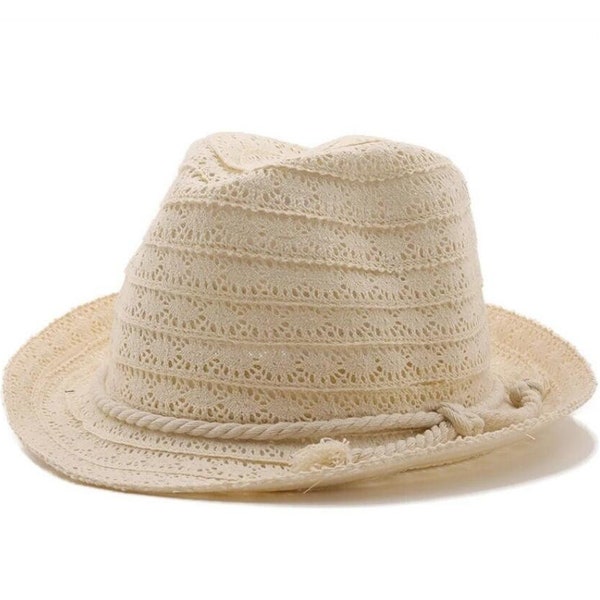 Sommer Frauen Hohl Sonne Hüte Süße Quaste Bälle männer Stroh hüte Mädchen Vintage Strand Panama Hüte