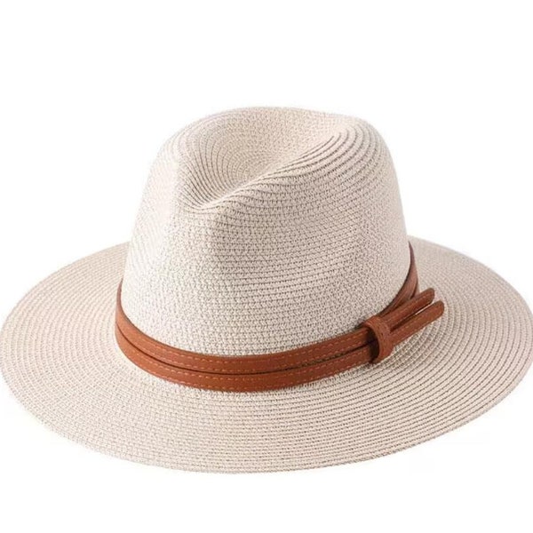 Neue UV Schutz Große Größe Sonnenhut Sommer Stroh Hut Frauen Männer 60cm Klassische Breiter Krempe Strand Hut faltbare Fedora Hut