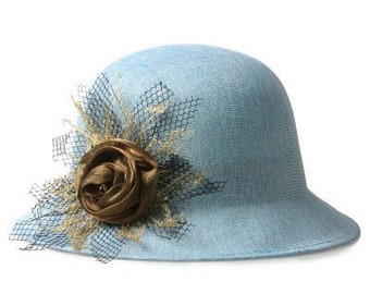 Mode Frauen Dame Top Hut Frühling Sommer Bowler Hüte Stroh Cap Atmungsaktiv Sonnencreme Flachs Blick Blumen Elegante