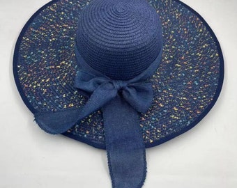 Sommer- Frauen Strähnen Hüte Faltbare Chiffon Floppy Sonnen Hüte Casual Damen sombreros bowknot hut Damen