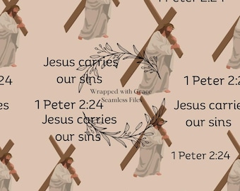 Jesús carga con nuestros pecados (archivo sin fisuras)