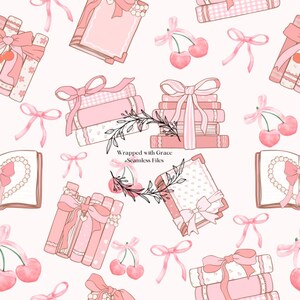 Pink Books Seamless File