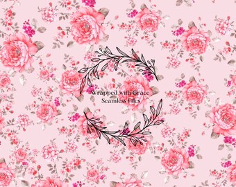 Pink Floral Seamless File