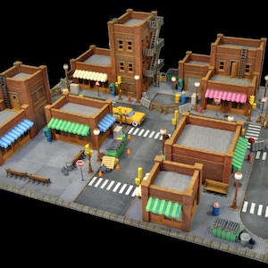 28mm Scatter Terrain, Urban Building, Zombicide 3D Printed Terrain