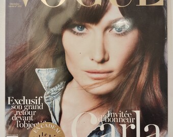 Magazine Vogue 2013 exclusive Carla Bruni neuf encore sous blister