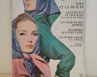 Vogue Paris avril 1964 Françoise Sagan photos