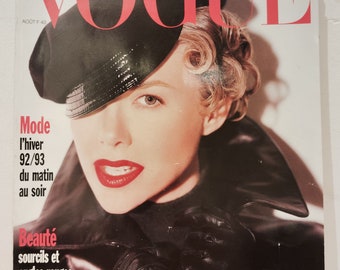 Magazine Vogue Paris août 1992