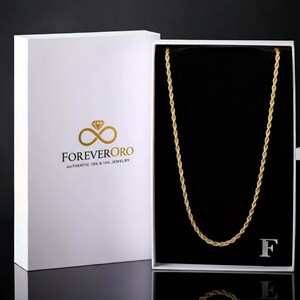10K Gold Rope Chain Gold Rope Chain Necklace 2mm 2.3mm 2.5mm 3.2mm 5mm 6mm 18-26 inches, 10K Gold Rope Chain, 10K Gold Chain, Men Women image 4