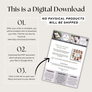 a flyer for a digital product