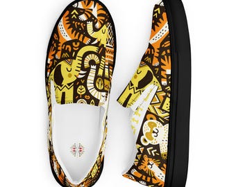 Zapatillas de lona sin cordones Fiesta Safari para mujer