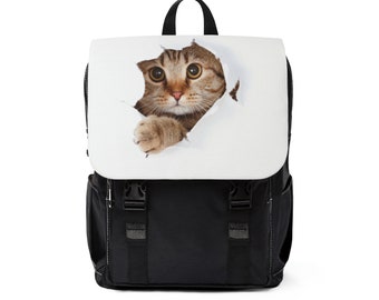 Cats Love Unisex Casual Shoulder Backpack