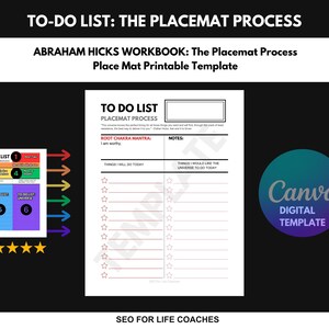 Abraham Hicks WORKBOOK for ADHD 21-Day Challenge Law of Attraction Planner