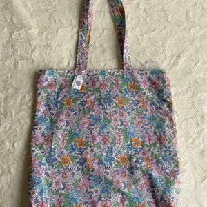 Tote bag- handmade lined tote bag, carry bag, shoulder bag, shopping bag