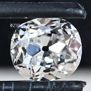Peruzzi Cut Old Mine Cushion Lab Grown Diamond, Antique Cut Lab Created Diamond Cushion OMC, Handmade Loose Diamond For Engagement Ring