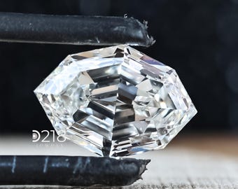 Step Cut Oval Cut Lab Grown Diamond, Antique Cut 1 CT/2CT Lab Created Diamond, Loose Diamond For Custom Engagement Ring, Fancy Shape Diamond