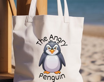 The Angry Penguin Tote Bag (AOP)