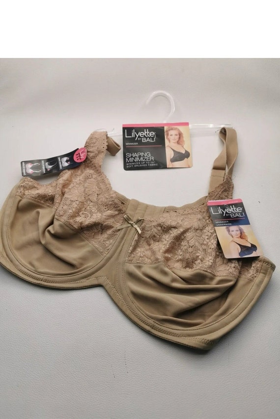 Lilyette 0428 Comfort Lace Minimizer Bra Free Shipping Worldwide Brand New  With Tags -  Canada