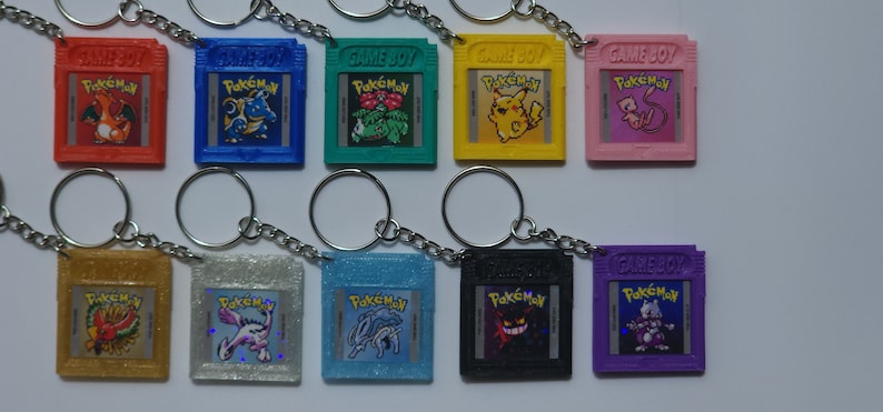 Pixel Art Retro Game Keychain - Etsy