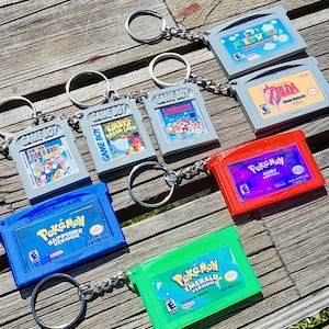 CUSTOM retro game keychains collectables