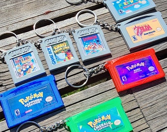 Llaveros coleccionables de juegos retro personalizados