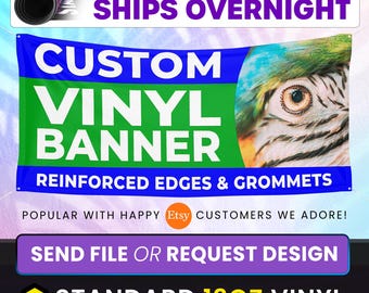 Custom Printed Vinyl Banner – Full Color, 13oz, Weatherproof