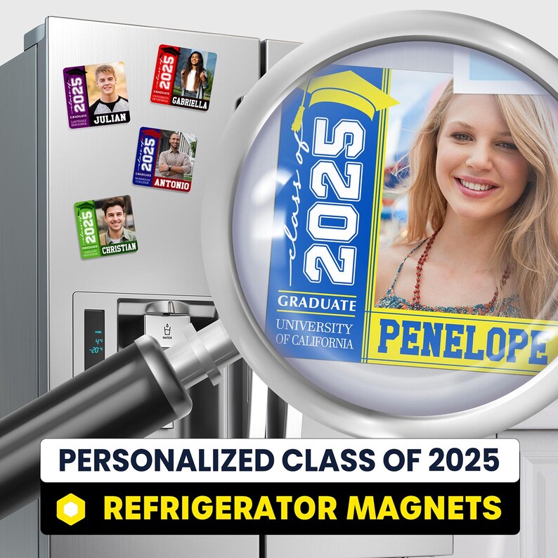 Personalized Graduation Magnet – Class of 2026 Keepsake Gift - Etsy