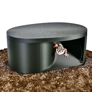 Reptile Hide Enclosure Decor Dig Box Lay Box Reptile Tank Enrichment Decoration Snake Crested Gecko Leopard Gecko Lizard Humid Shedding Cave