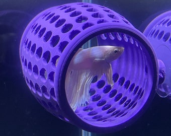 Betta Tunnel Hideout Cave Toy Aquarium Decoration Betta Hammock Decor Aquarium Tube Betta Ornament Rest Accessories Betta Tank Hide Toys