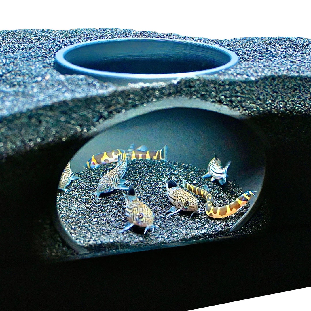 Fish Tank Cave Dome Aquarium Decor Hideout Perfect for Cory Catfish
