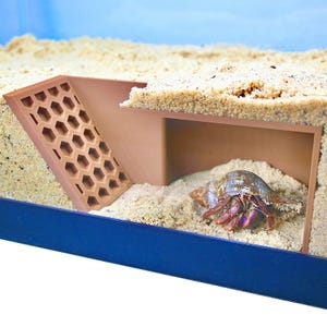 Hermit Crab Decor Underground Bunker Cave Hermit Crab Hide Hideout Decoration Hermit Crab Accessories Supplies Toys Ornaments