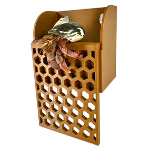Hermit Crab Climbing Basket Hide Hermit Crab Foraging Ornament Toy Hermit Crab Tank Decor Accessories Supplies Ornaments Decorations