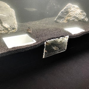 Bottom Dweller Aquarium Underground Cave Aquarium Aquascape Hideout Cave Fish Tank Decorations Accessories Ornament Pleco Clown Kuhli Loach