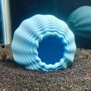 Aquarium Cave Swirl Hideout Betta Fish Tank Decoration Goldfish Decor Ornament Toy Corydora Catfish Kuhli Loach Apistogramma Cichlid Cave