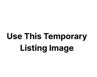 May include: Placeholder image for a product listing. This image is not representative of the actual product.