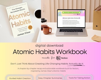 Cahier d'exercices sur les habitudes atomiques - Conçu pour la notion de notion