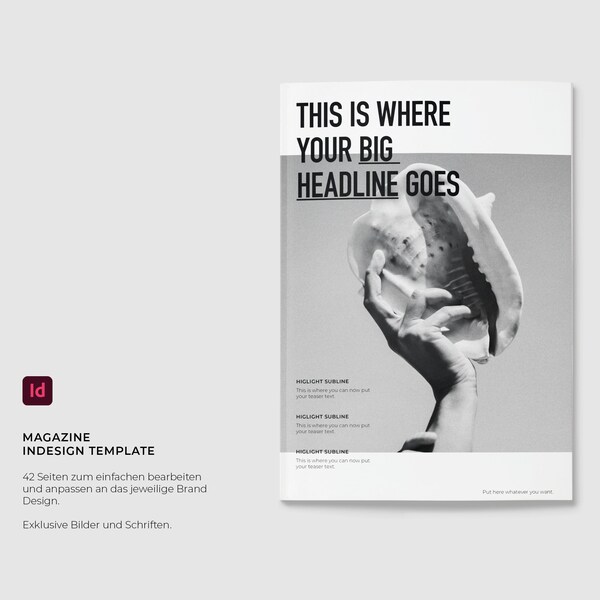 MAGAZINE // Adobe InDesign Vorlage