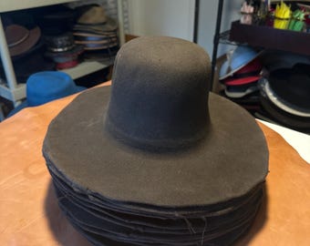Brown Rabbit Fur Felt for Fedora Hats. 200g, 4" Brim