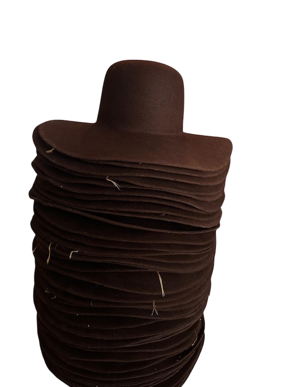 Chocolate Brown 100 % Rabbit Fur Felt - Hat Making Supply. 220
