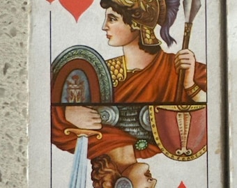 Vintage Russian playing cards. 1989. Souvenir playing cards