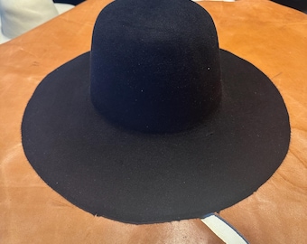 100 % rabbit fur hat body 200 grams. Black. Imperfect hat bodies. Read the description!!