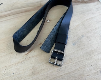 Leather hat bands with silver buckle