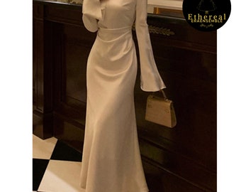 Women's Maxi Dress | Fashionable Long Sleeves | Ladies Formalwear Clothes