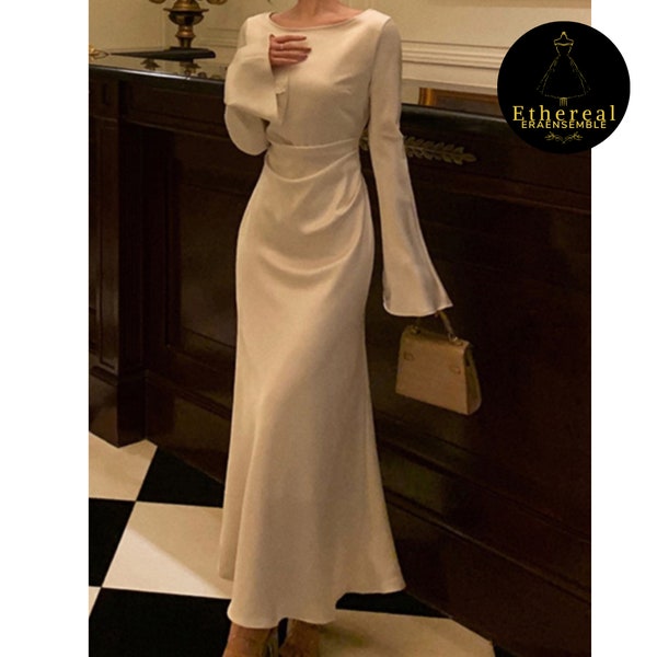 Women's Maxi Dress | Fashionable Long Sleeves | Ladies Formalwear Clothes